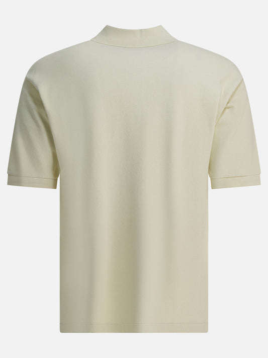Polo con bottoni Solid colour  Verde - Auralee Uomo | VIETTI Online Store | 2
