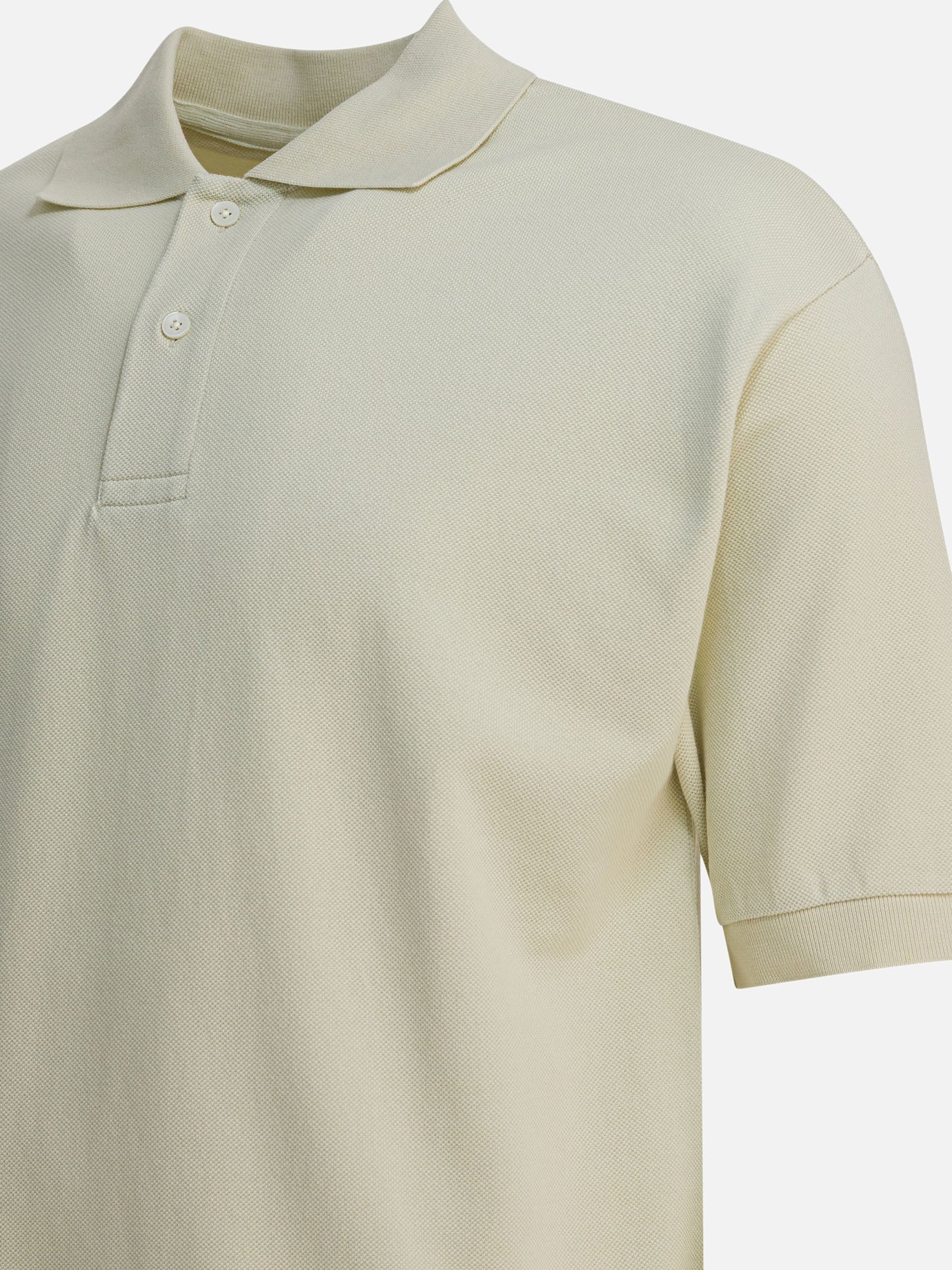 Polo con bottoni Solid colour  Verde - Auralee Uomo | PDP | VIETTI Online Store | Zoom-Modal_4
