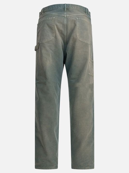 Pantaloni da lavoro Solid colour  Verde - Auralee Uomo | PLP | VIETTI Online Store | 2
