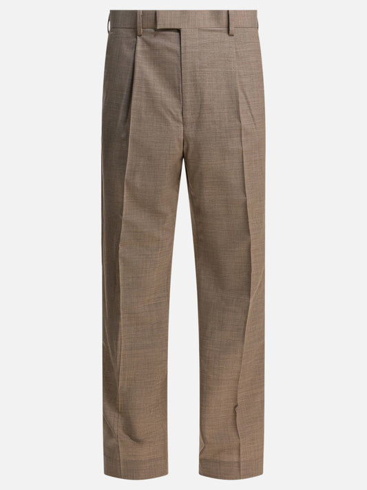 Pantaloni casual Solid colour  Beige - Auralee Uomo | PDP | VIETTI Online Store 
