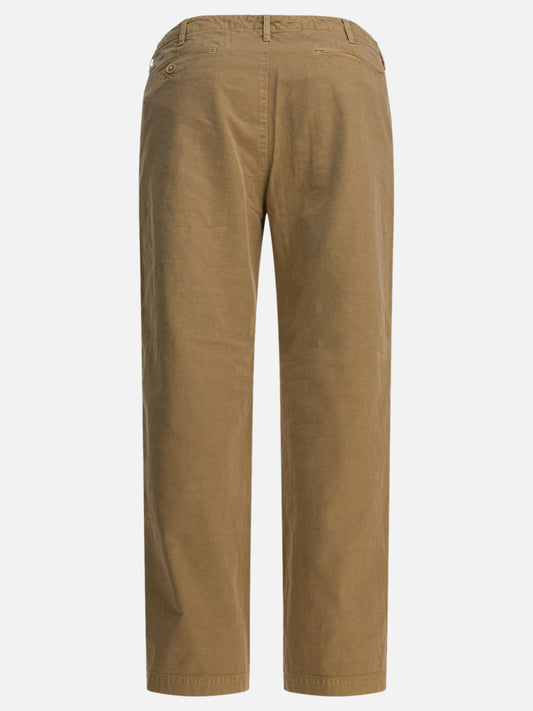 Pantaloni casual Solid colour  Beige - Auralee Uomo | PDP | VIETTI Online Store | 2
