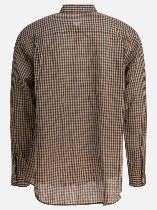 Camicie casual Gingham  Marrone - Auralee Uomo | PLP | VIETTI Online Store | 2
