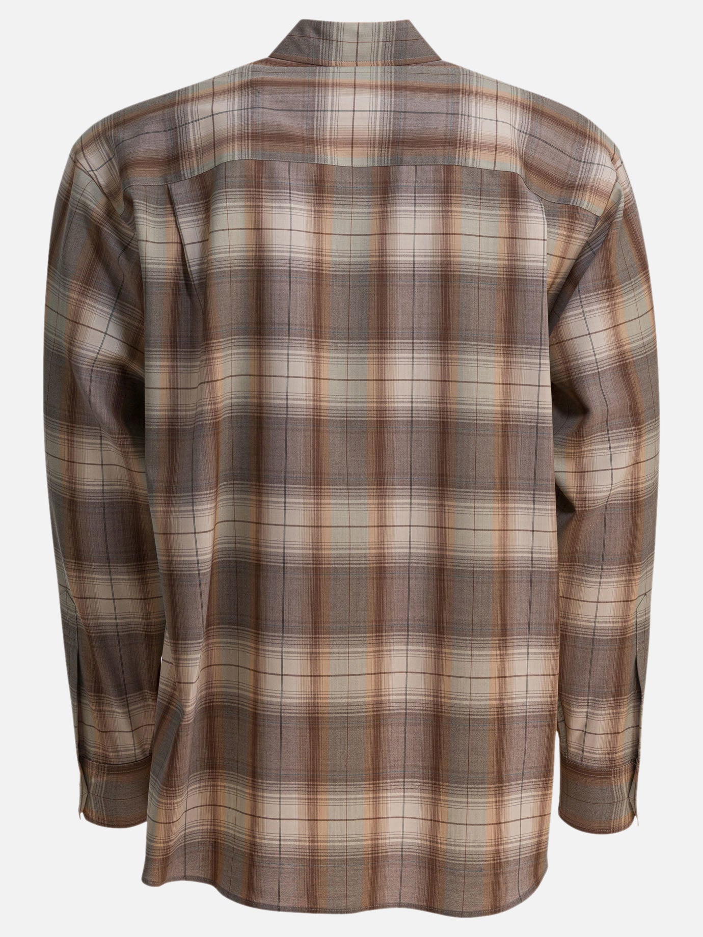 Casual shirts Check  Beige - Auralee Men | PDP | VIETTI Online Store | thumbnail_2