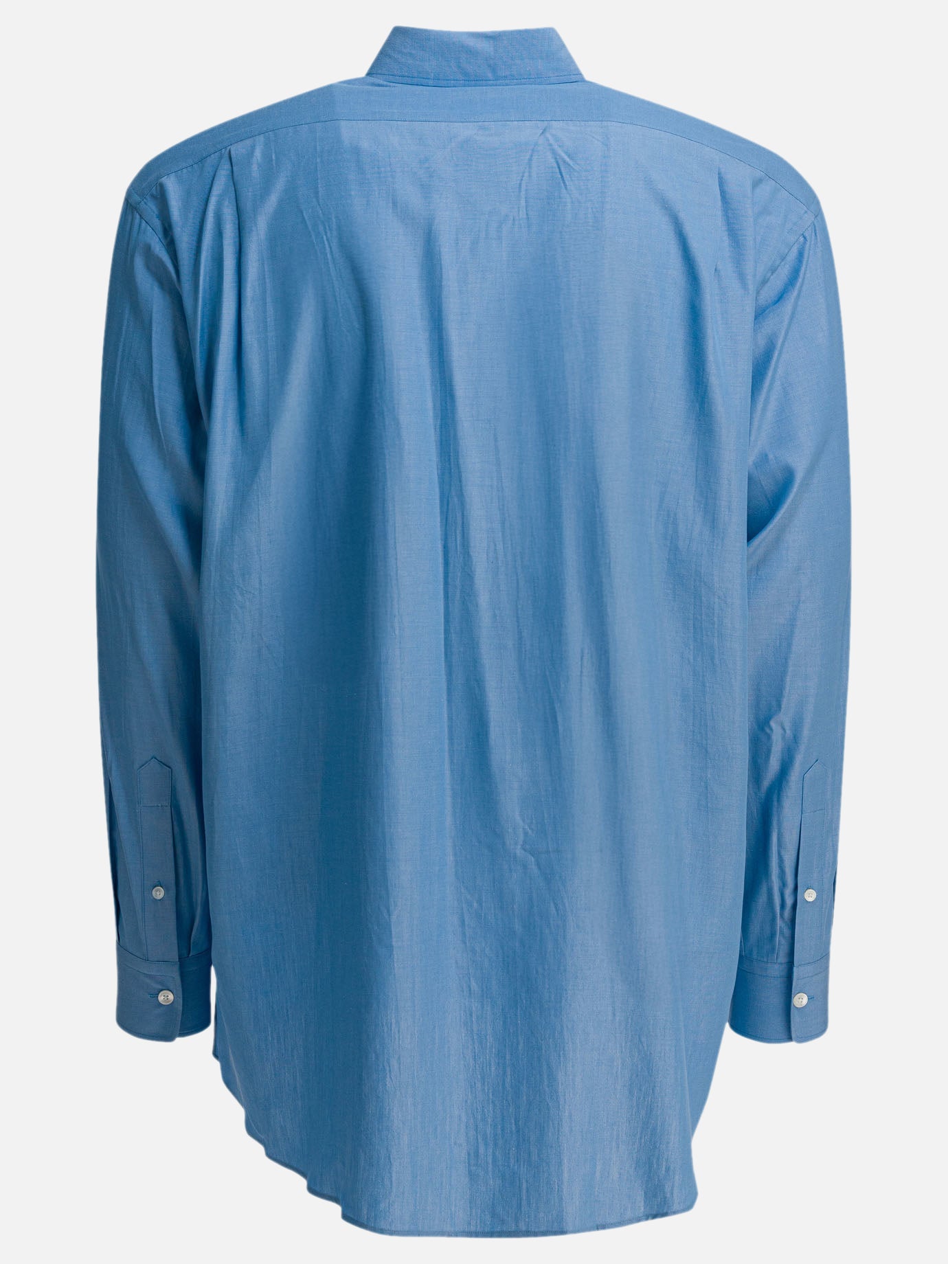Camicie casual Solid colour  Azzurro - Auralee Uomo | PDP | VIETTI Online Store | thumbnail_2