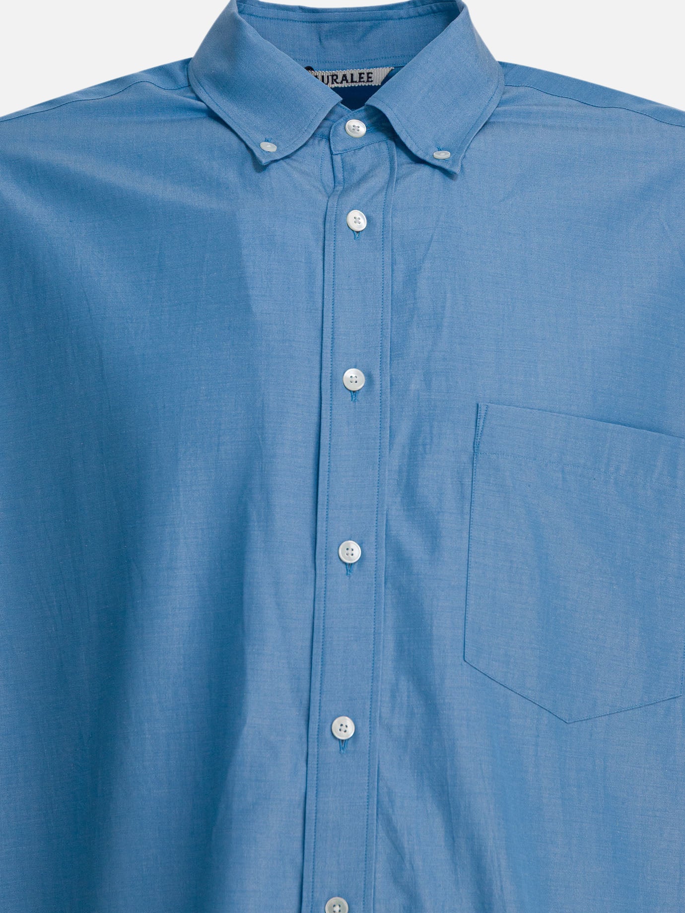 Camicie casual Solid colour  Azzurro - Auralee Uomo | PDP | VIETTI Online Store | thumbnail_3