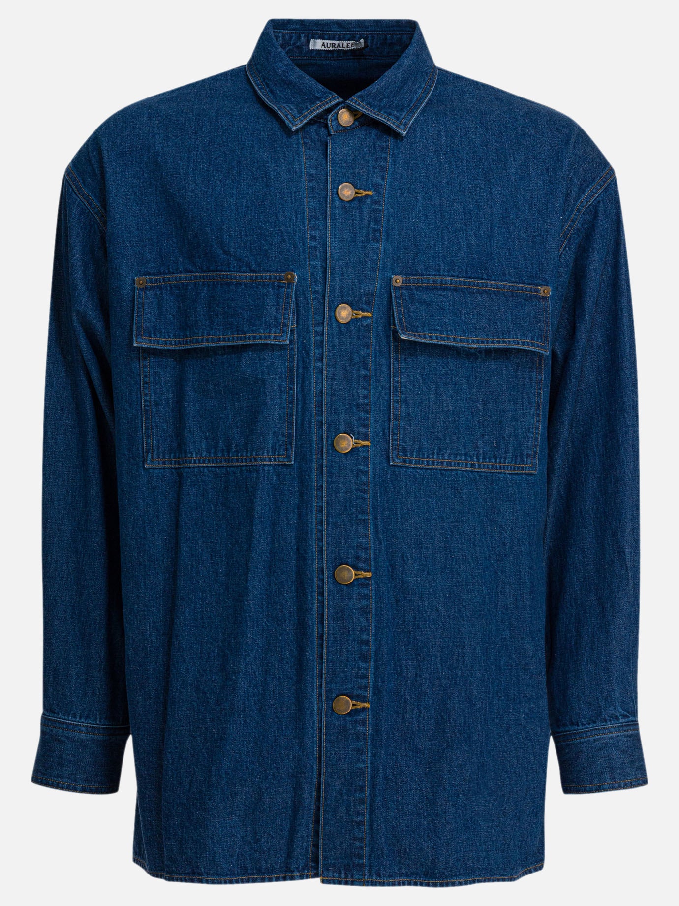Camicie casual Denim  Blu - Auralee Uomo | PDP | VIETTI Online Store | thumbnail