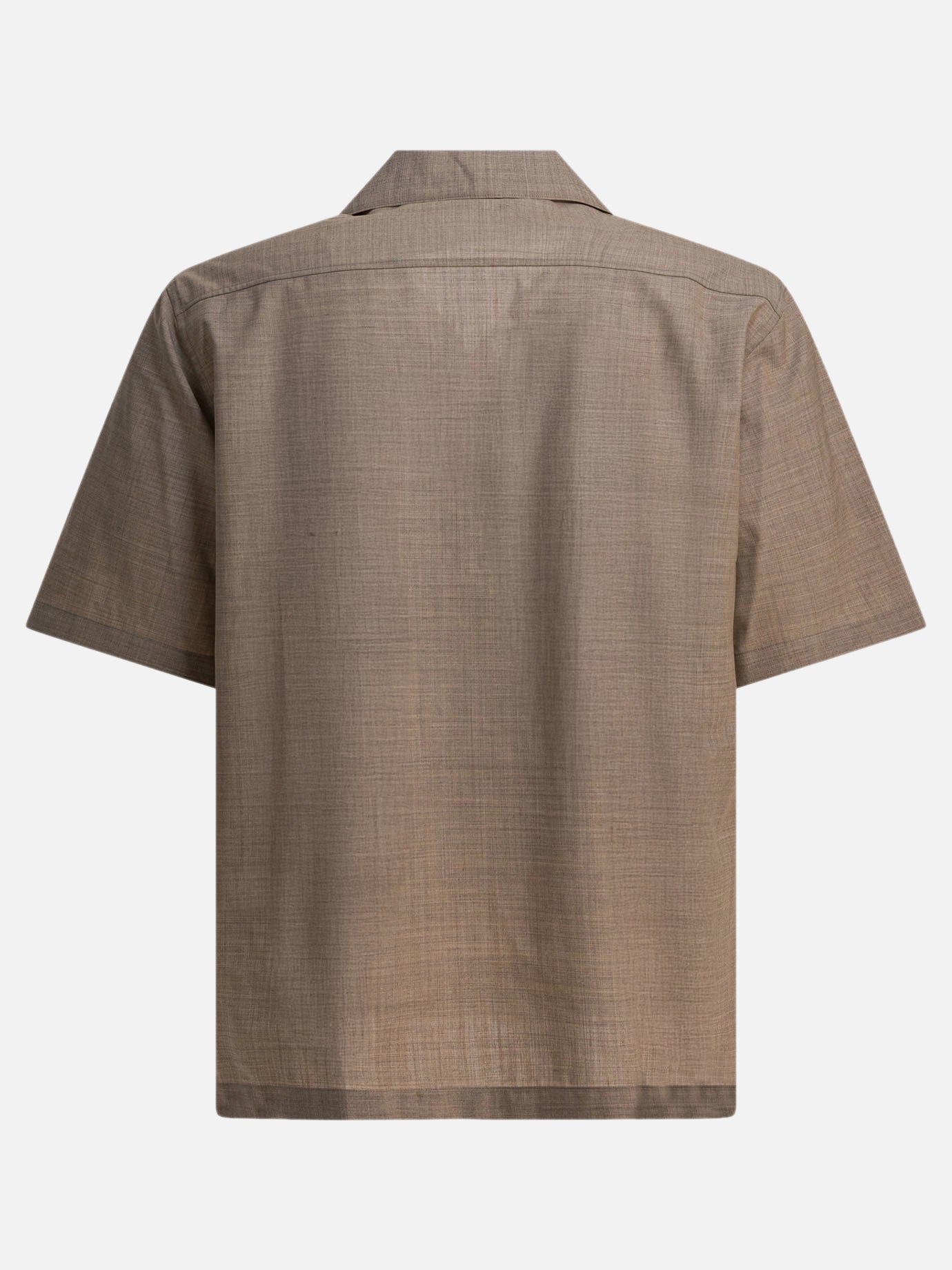 Camicie casual Solid colour  Beige - Auralee Uomo | PDP | VIETTI Online Store | thumbnail_2