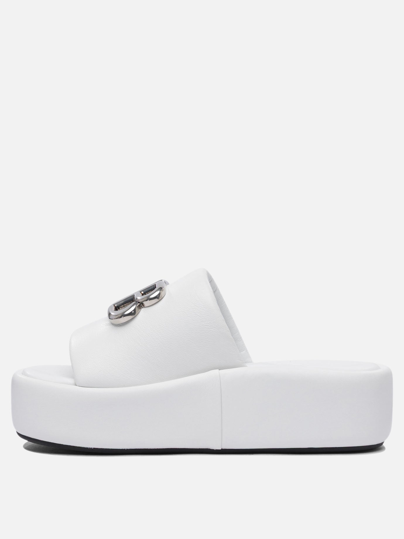 Sandali bassi 100% lamb leather - 100% rubber  Bianco - Balenciaga Donna | PDP | VIETTI Online Store | thumbnail_3
