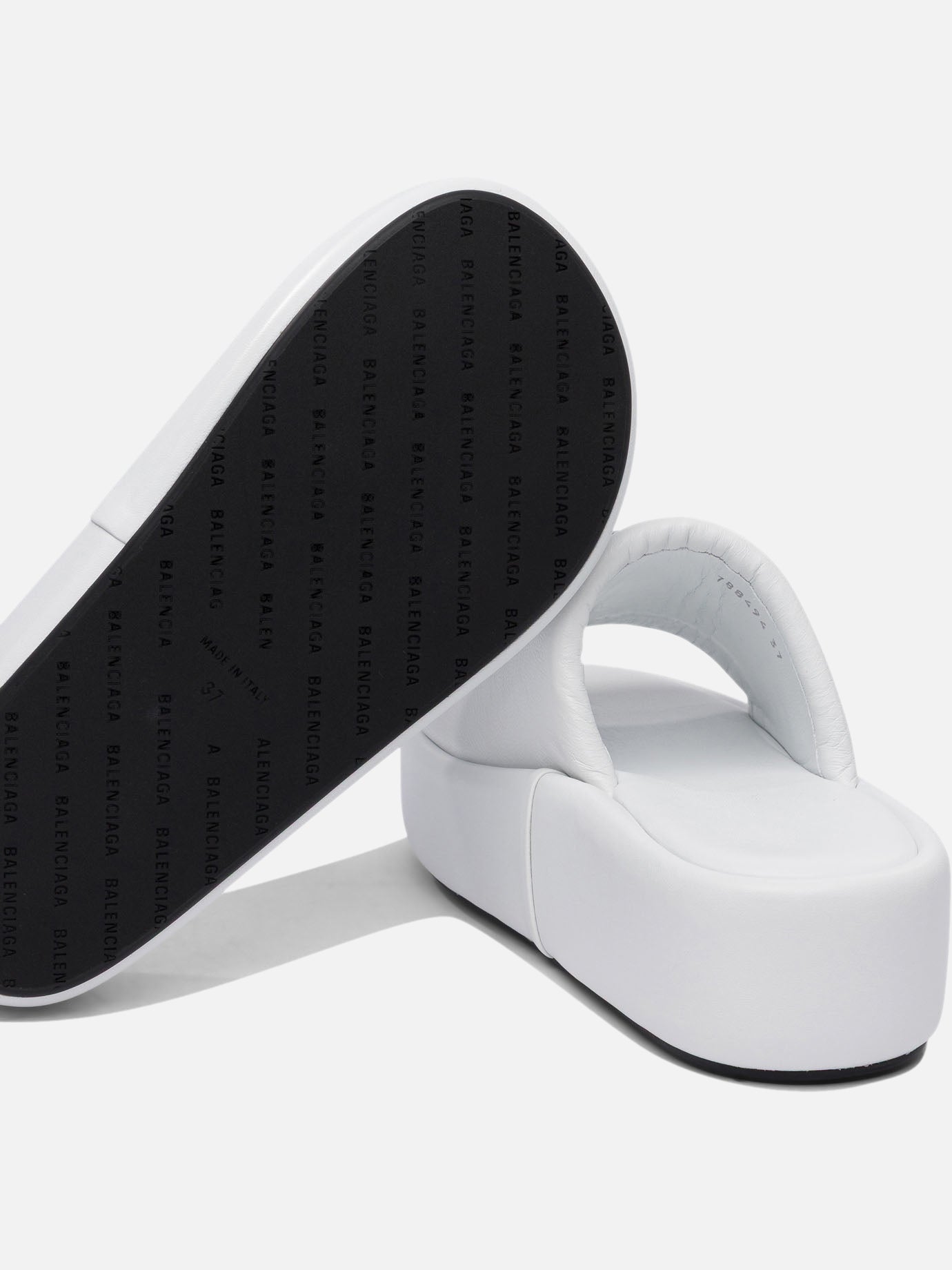 Sandali bassi 100% lamb leather - 100% rubber  Bianco - Balenciaga Donna | PDP | VIETTI Online Store | thumbnail_5