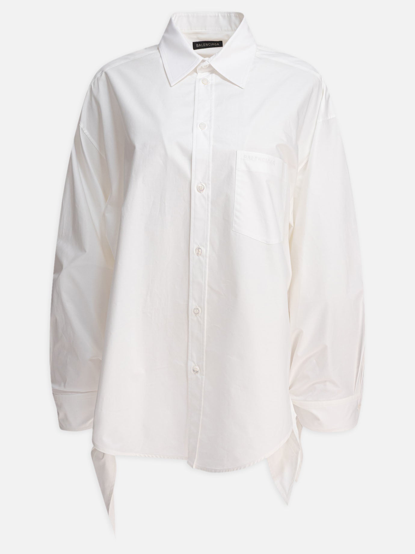 Balenciaga Flared shirt 15311115_2 White thumbnail_1