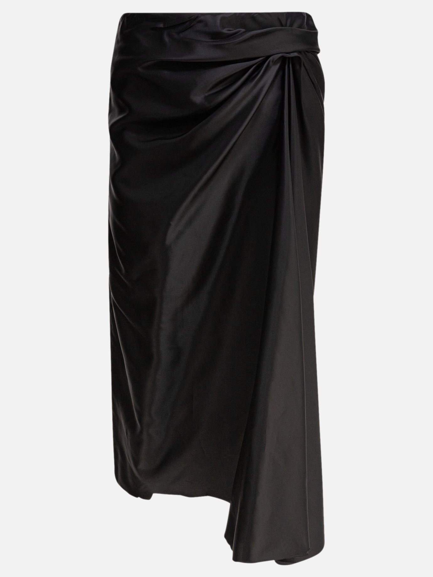 Balenciaga Draped skirt Black