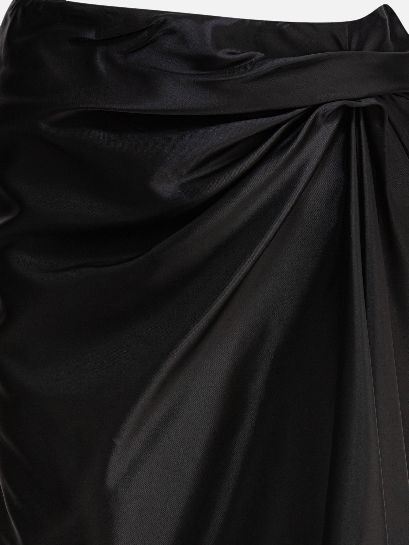 Balenciaga Draped skirt Black