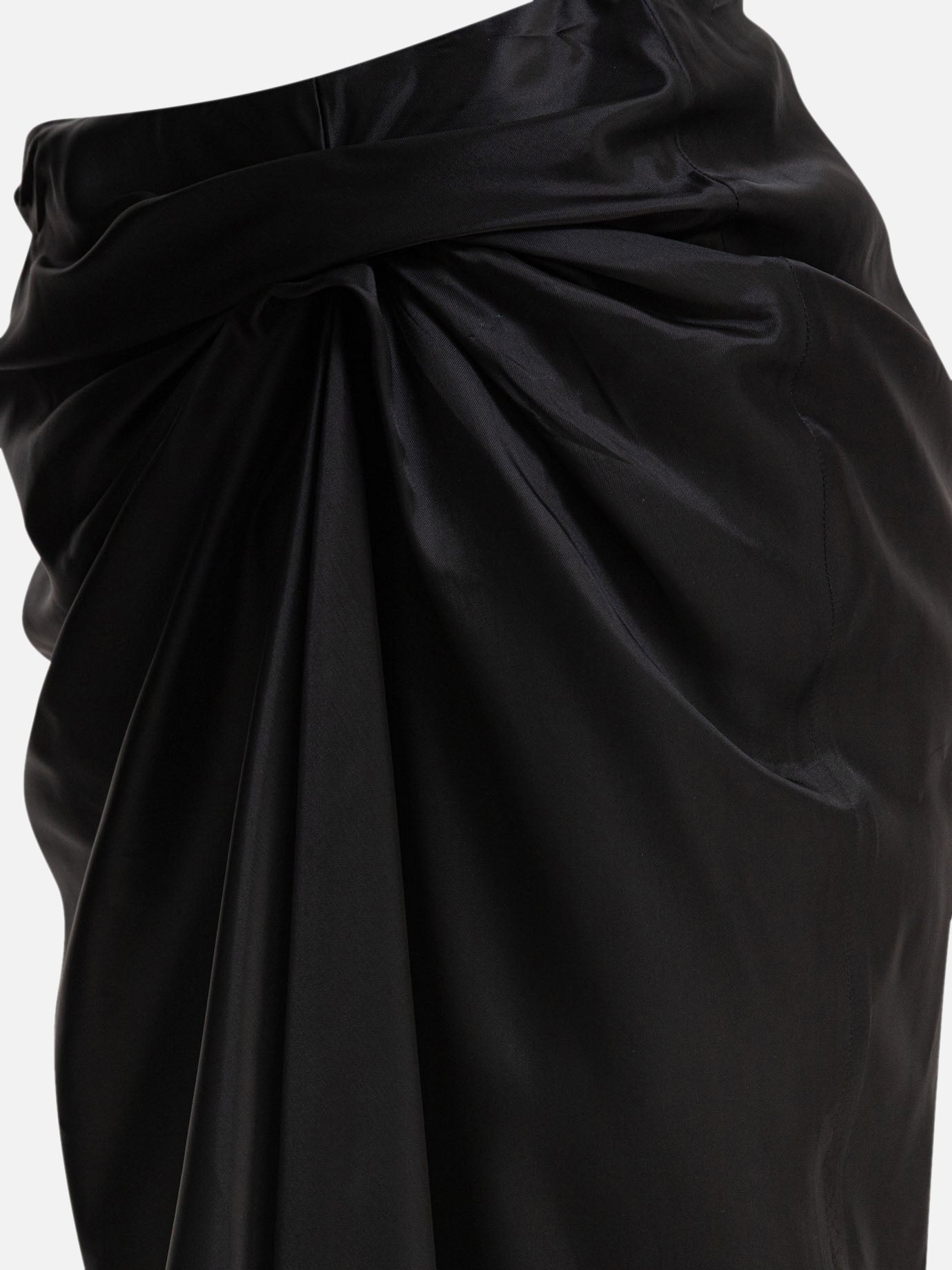 Balenciaga Gonna drappeggiata 15346011_36 Black thumbnail_4