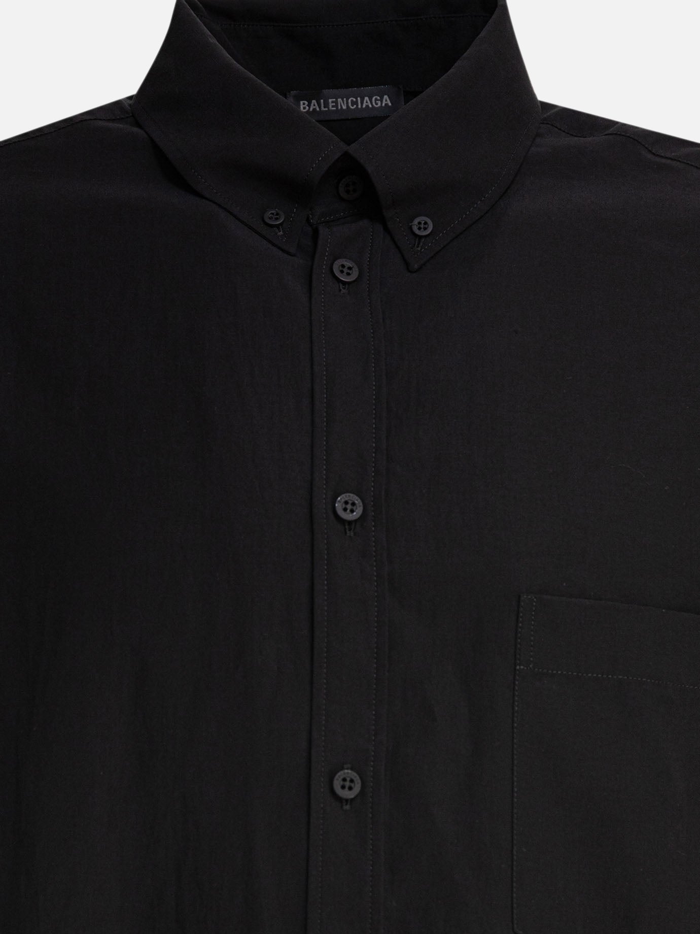 Camicie casual Solid colour  Nero - Balenciaga Donna | PDP | VIETTI Online Store | Zoom-Modal_3
