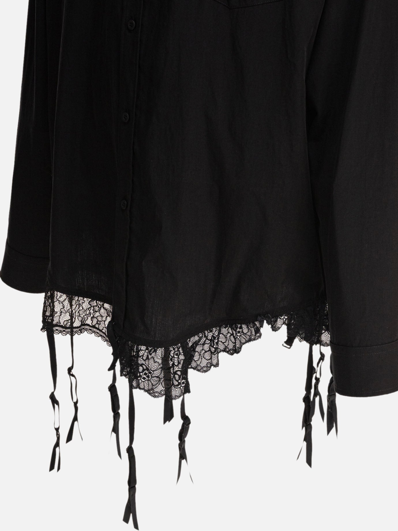 Camicie casual Solid colour  Nero - Balenciaga Donna | PDP | VIETTI Online Store | Zoom-Modal_4
