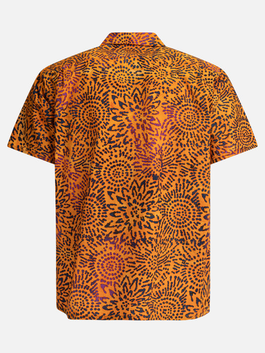 Camicie casual Print  Arancione - Beams Plus Uomo | VIETTI Online Store | 2
