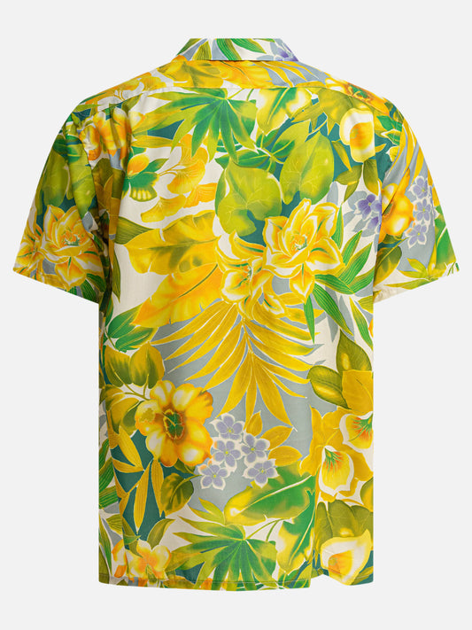 Camicie casual Floral  Giallo - Beams Plus Uomo | VIETTI Online Store | 2
