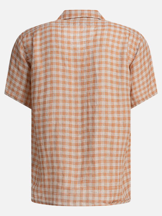 Camicie casual Gingham  Arancione - Beams Plus Uomo | VIETTI Online Store | 2
