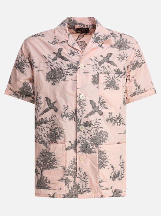 Camicie casual Print  Rosa - Beams Plus Uomo | VIETTI Online Store 
