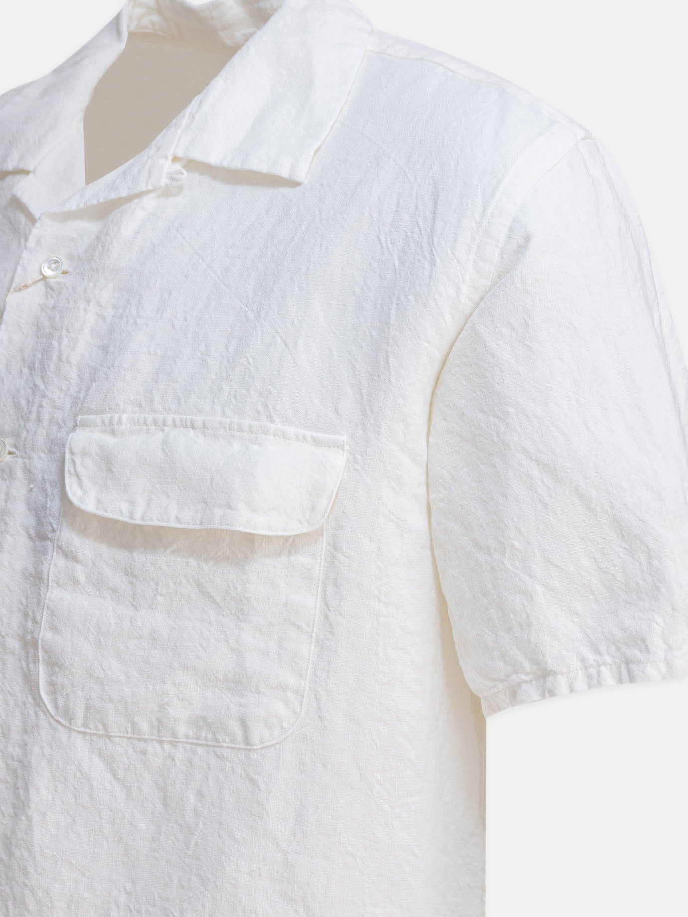 Camicie casual Solid colour  Bianco - Beams Plus Uomo | PDP | VIETTI Online Store | thumbnail_4