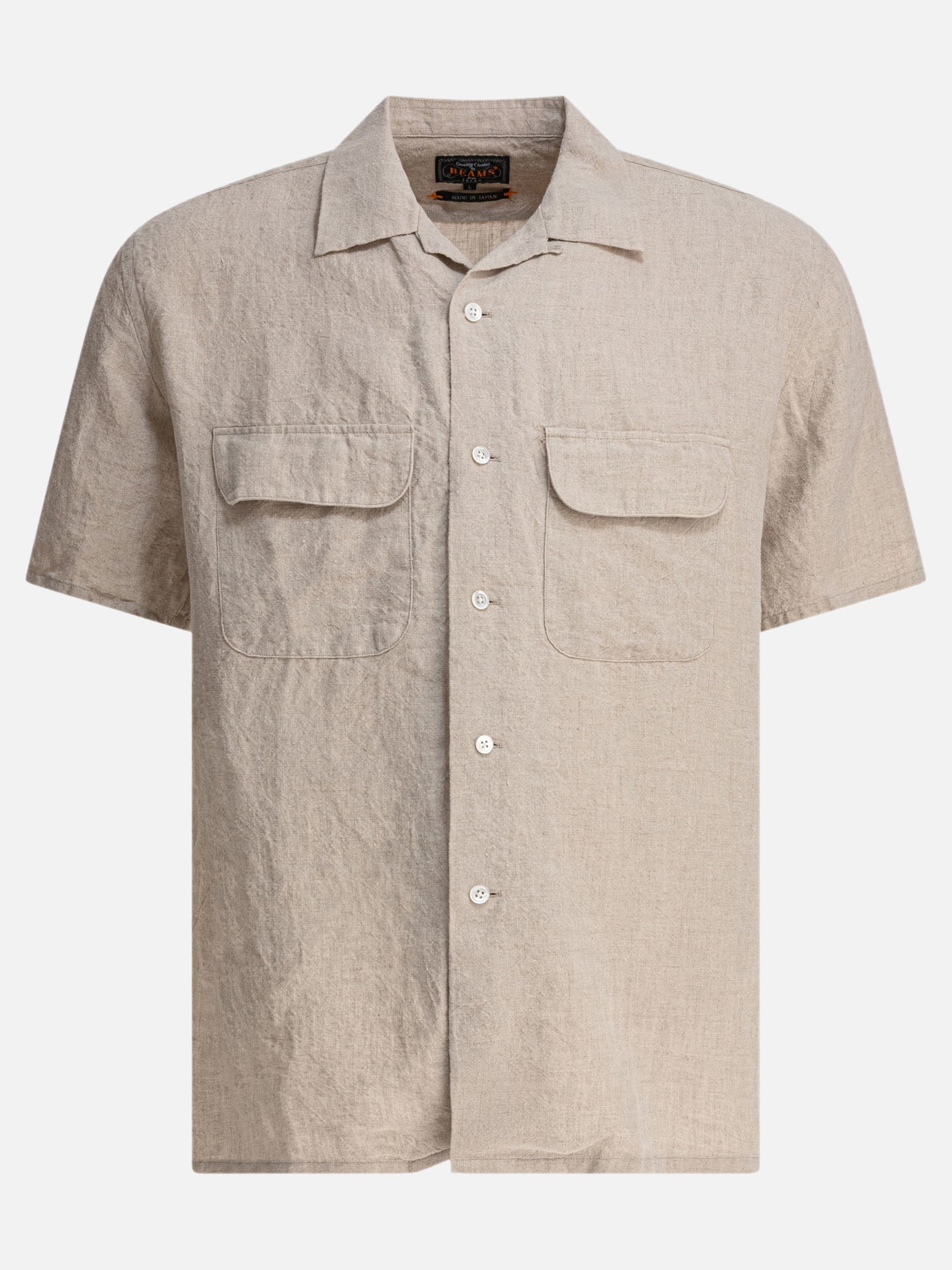 Camicie casual Solid colour  Beige - Beams Plus Uomo | PDP | VIETTI Online Store | thumbnail