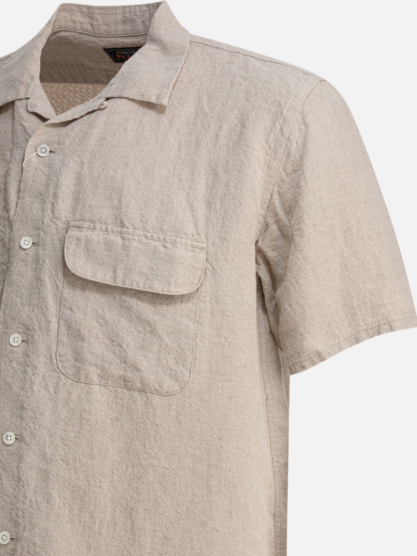 Camicie casual Solid colour  Beige - Beams Plus Uomo | PDP | VIETTI Online Store | thumbnail_4