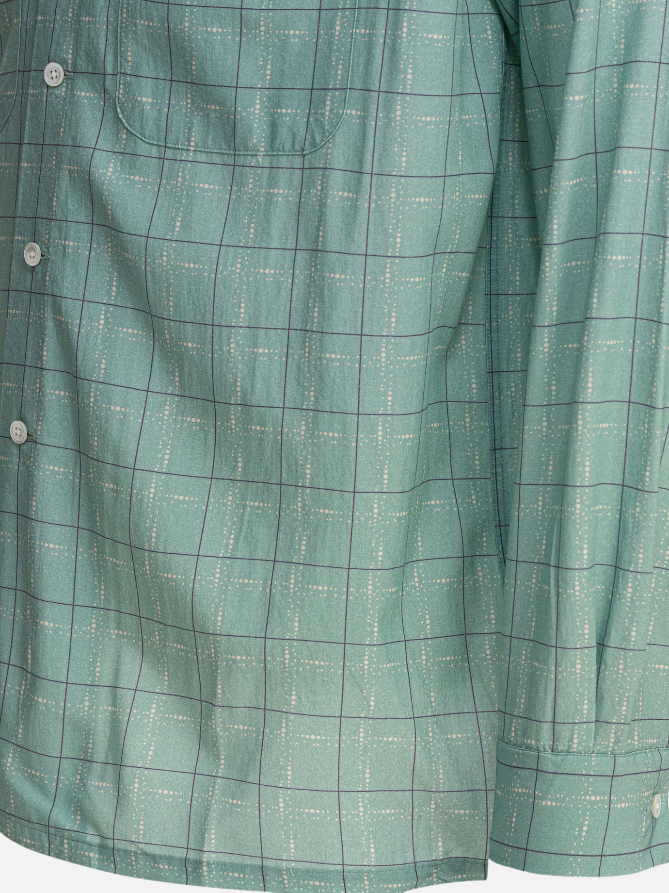 Camicie casual Print  Verde - Beams Plus Uomo | PDP | VIETTI Online Store | Zoom-Modal_4

