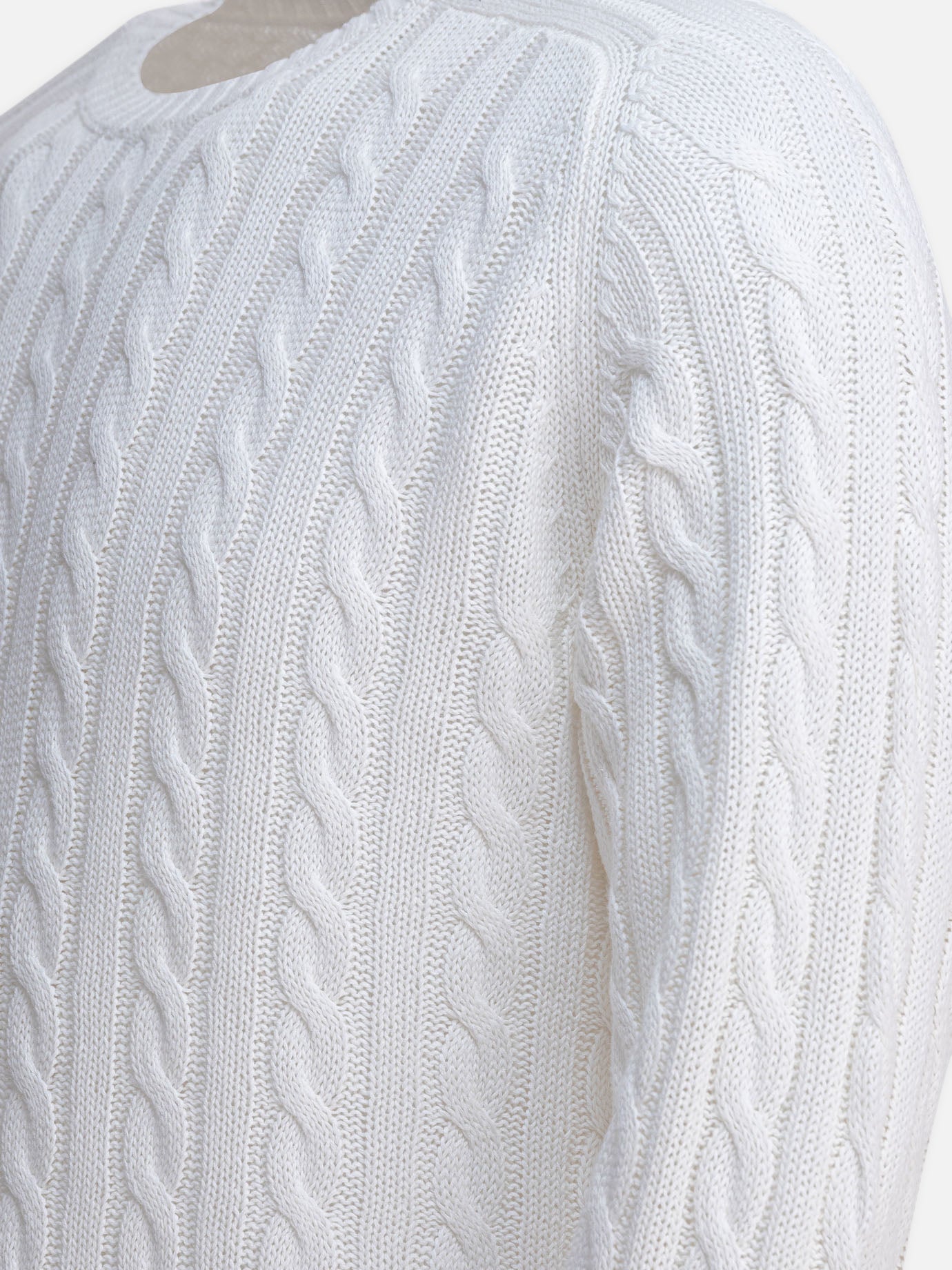 Maglioni girocollo Solid colour  Bianco - Beams Plus Uomo | PDP | VIETTI Online Store | Zoom-Modal_4
