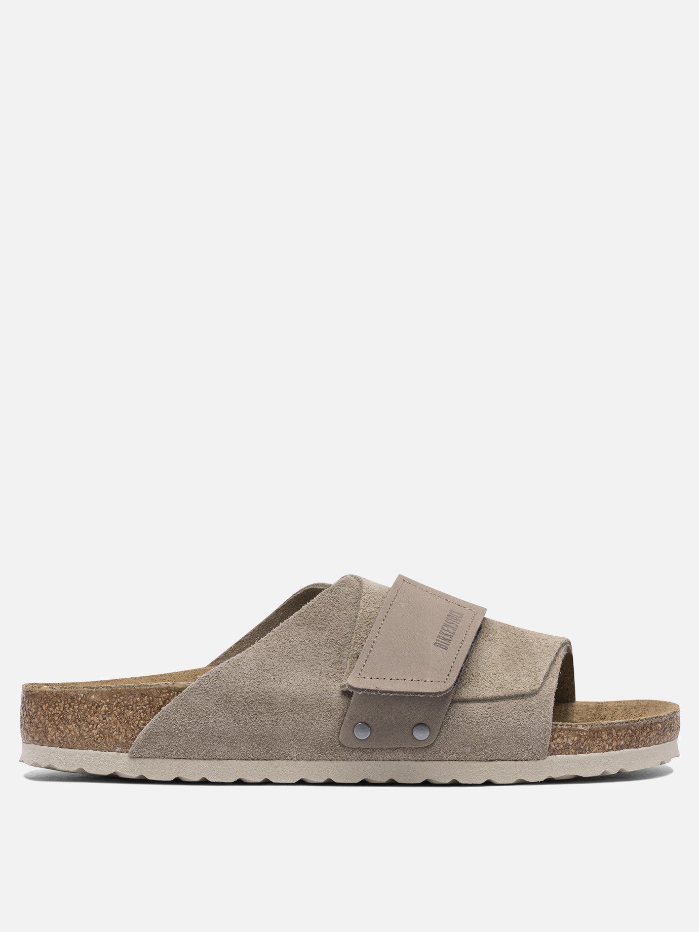 Slides 100% suede - 100% rubber  Beige - Birkenstock Uomo | PDP | VIETTI Online Store | Zoom-Modal
