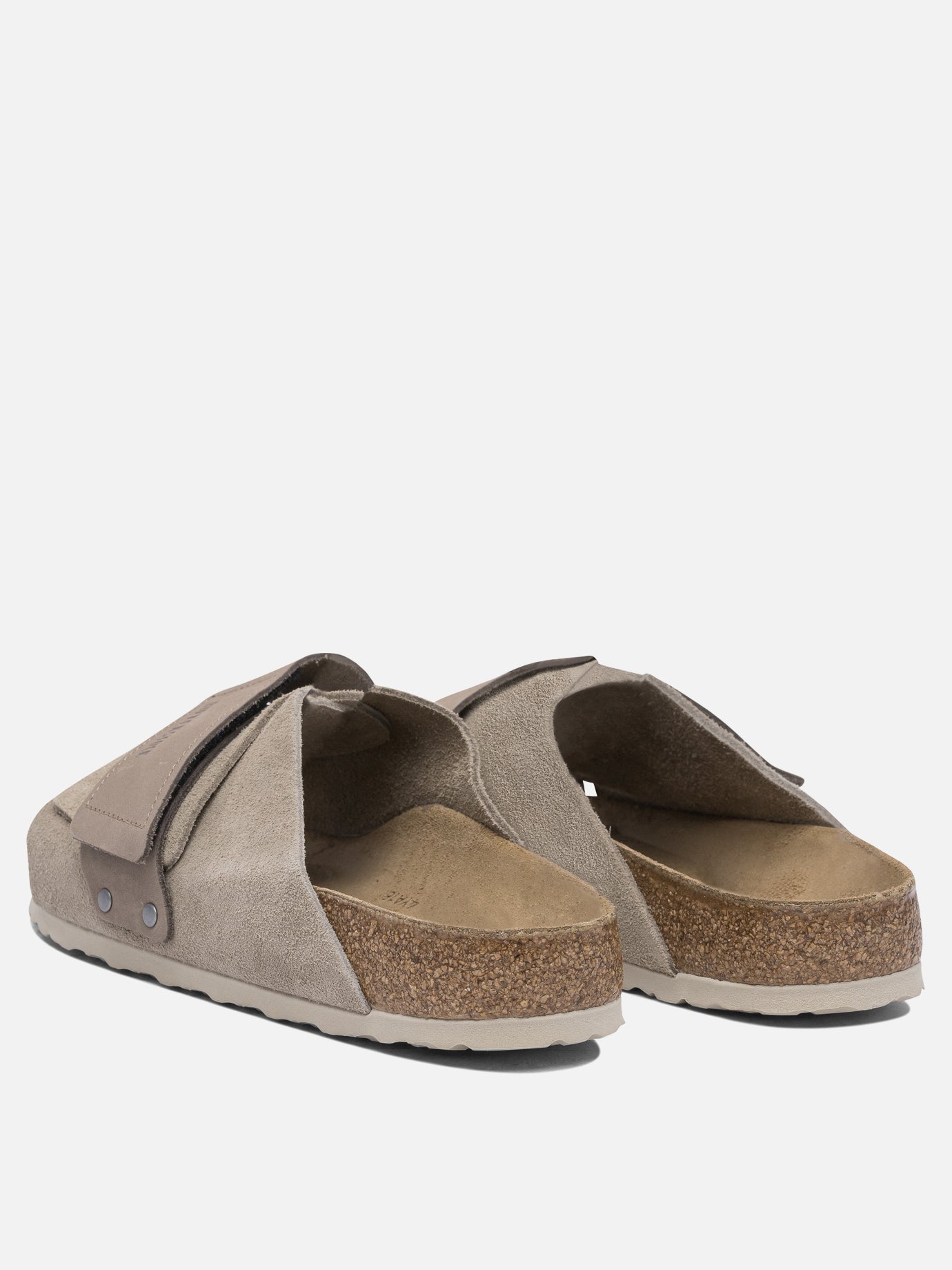 Slides 100% suede - 100% rubber  Beige - Birkenstock Uomo | PDP | VIETTI Online Store | thumbnail_4