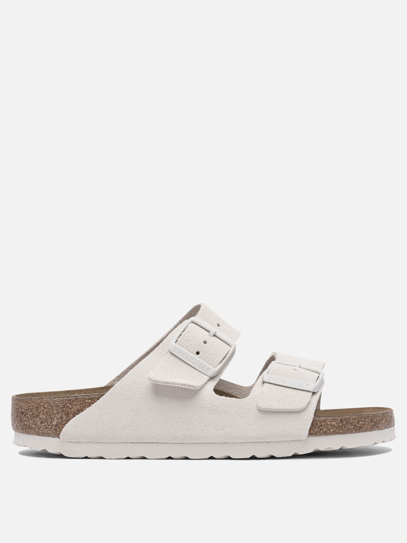 Sandali bassi 100% suede - 100% rubber  Bianco - Birkenstock Donna | PDP | VIETTI Online Store | thumbnail