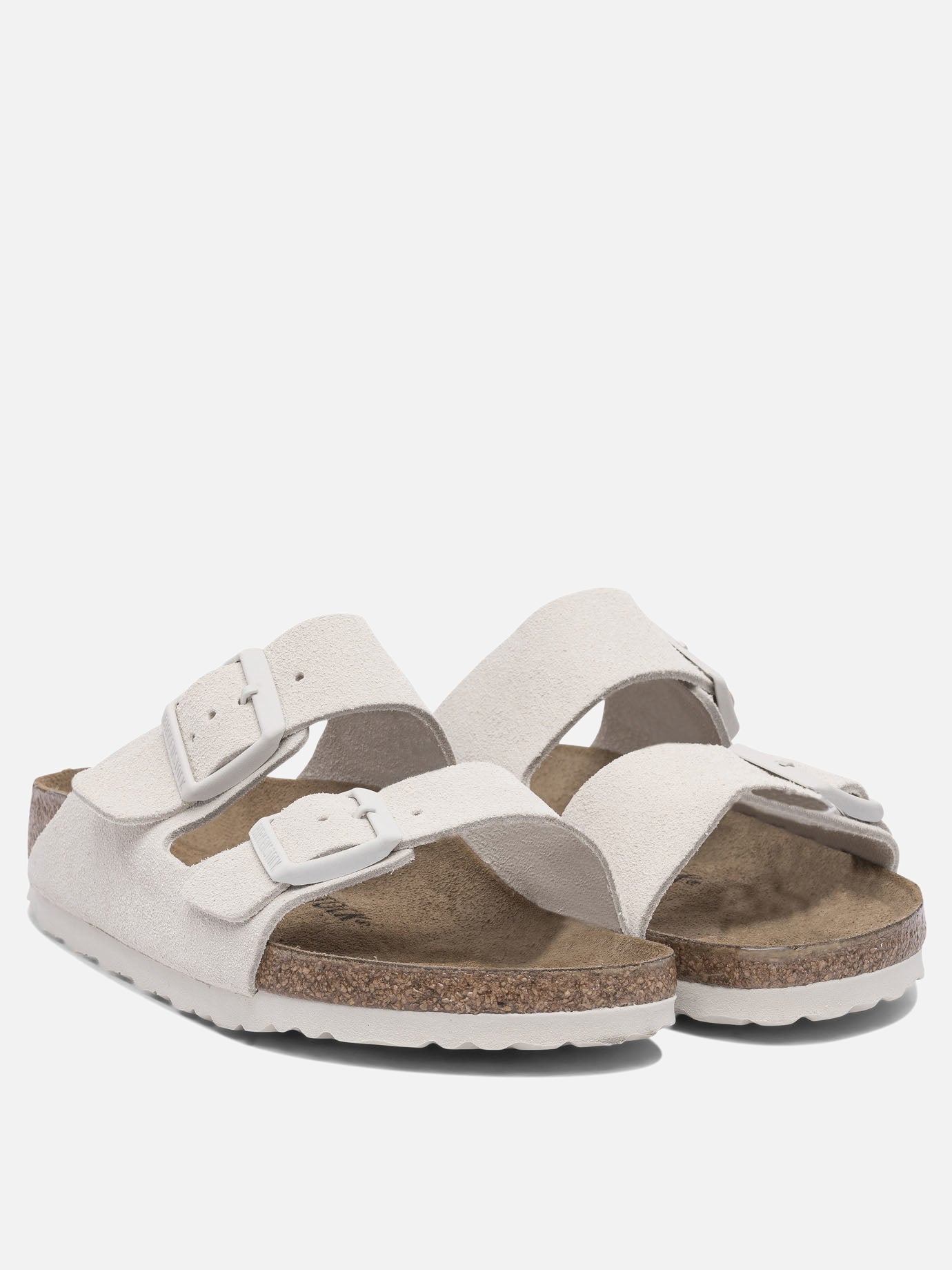 Sandali bassi 100% suede - 100% rubber  Bianco - Birkenstock Donna | PDP | VIETTI Online Store | thumbnail_2