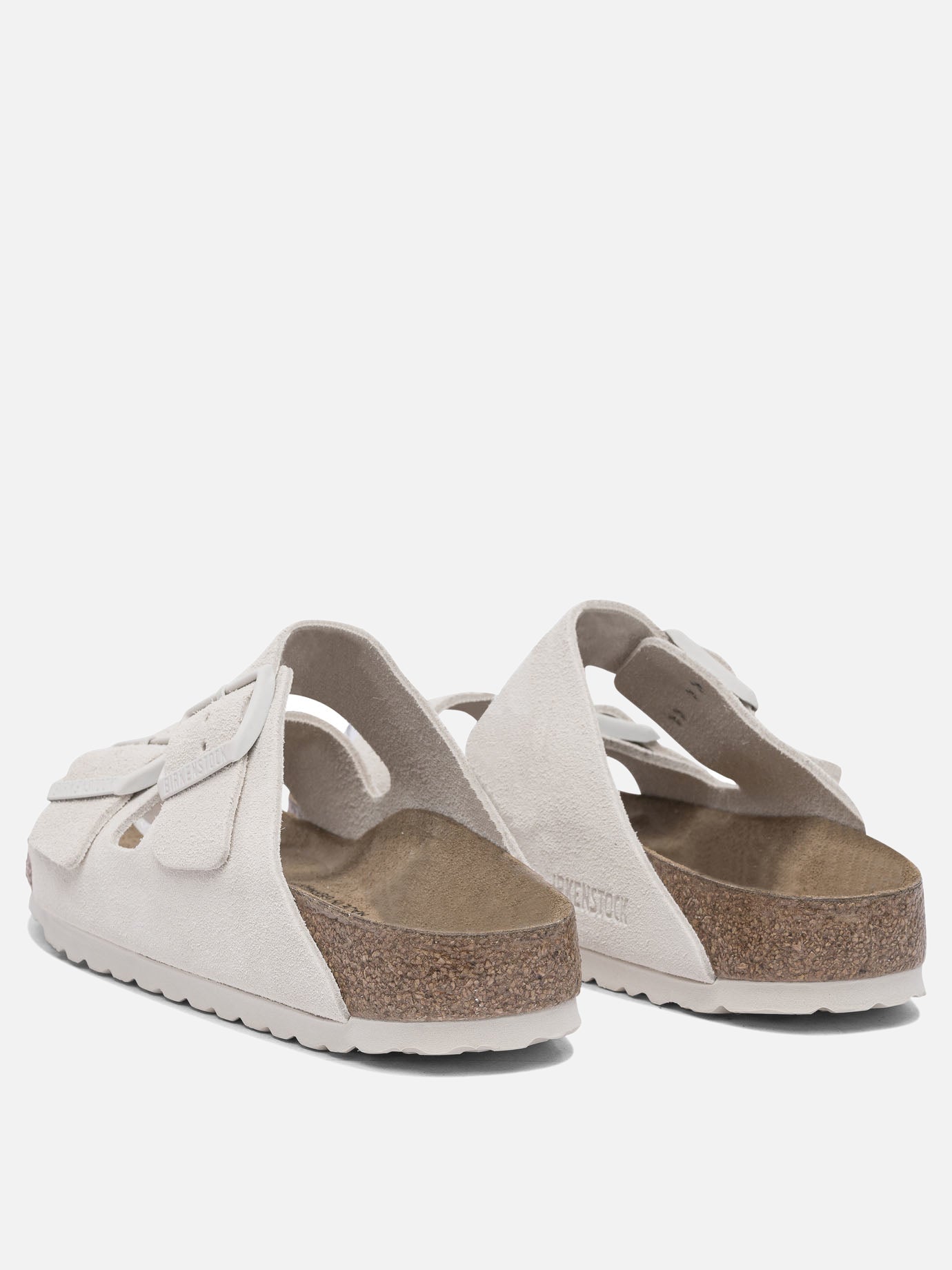 Sandali bassi 100% suede - 100% rubber  Bianco - Birkenstock Donna | PDP | VIETTI Online Store | thumbnail_4