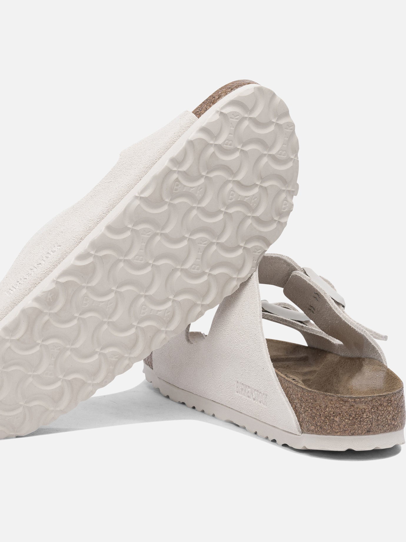 Sandali bassi 100% suede - 100% rubber  Bianco - Birkenstock Donna | PDP | VIETTI Online Store | thumbnail_5