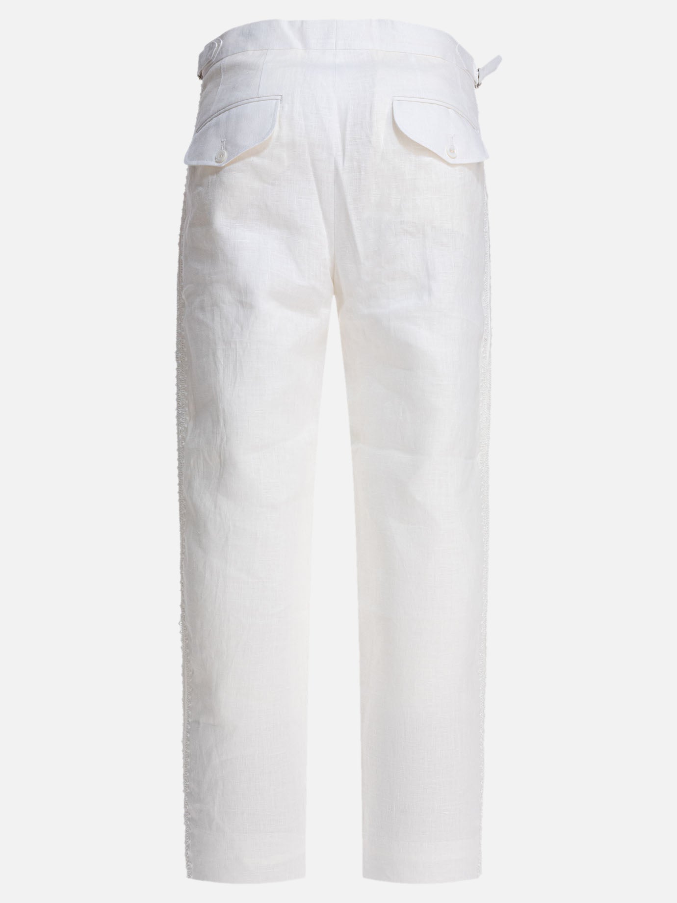 Leisure trousers Solid colour  White - Bode Men | PDP | VIETTI Online Store | thumbnail_2