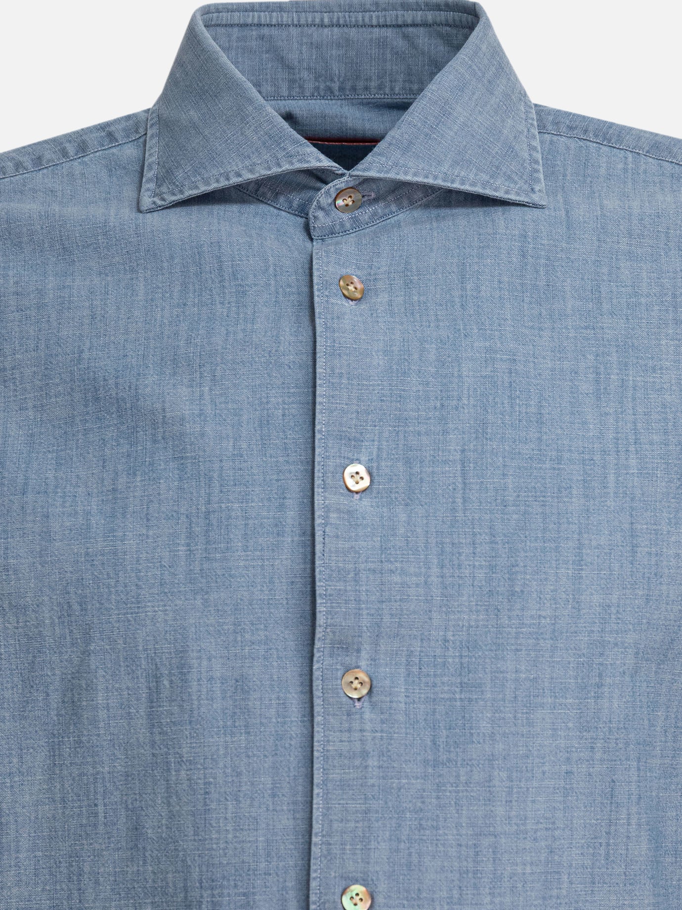 Casual shirts Solid colour  Light blue - Borriello Men | PDP | VIETTI Online Store | thumbnail_3