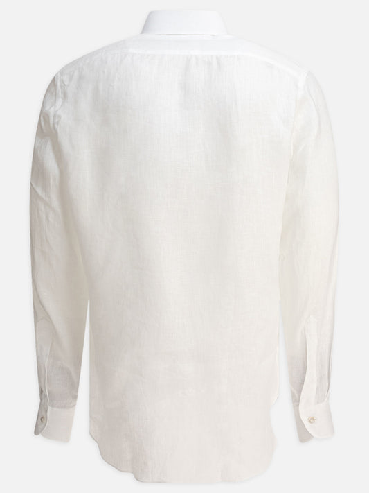 Casual shirts Solid colour  White - Borriello Men | PDP | VIETTI Online Store | 2
