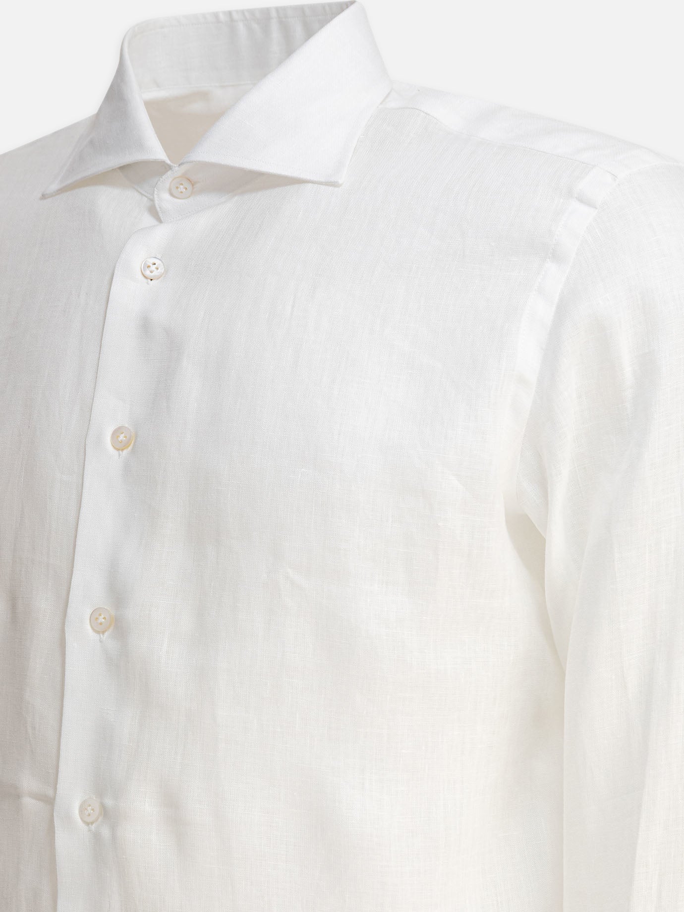 Casual shirts Solid colour  White - Borriello Men | PDP | VIETTI Online Store | Zoom-Modal_4
