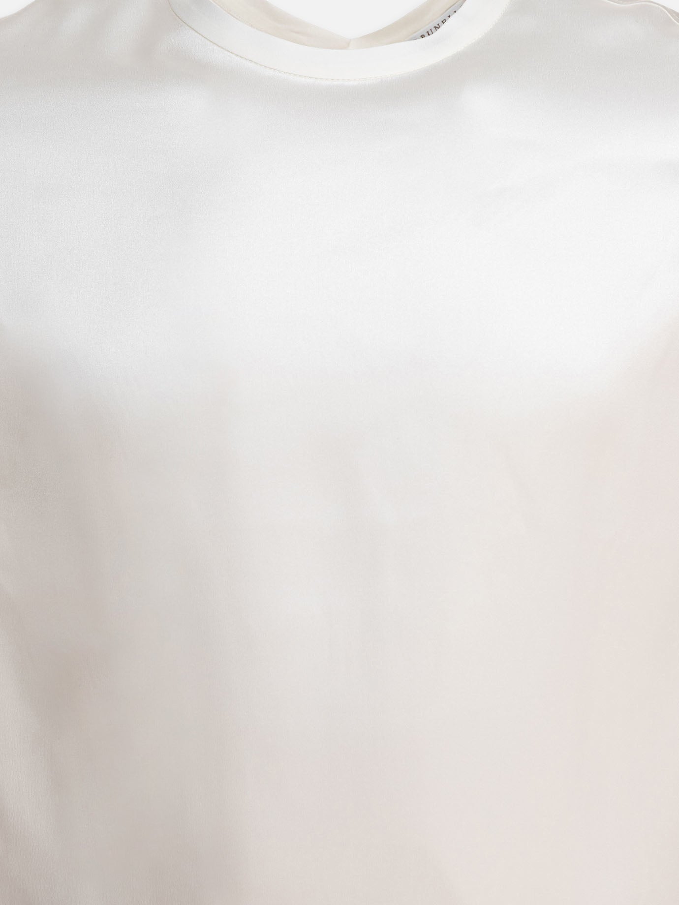 Bluse Solid colour  Bianco - Brunello Cucinelli Donna | PDP | VIETTI Online Store | thumbnail_3