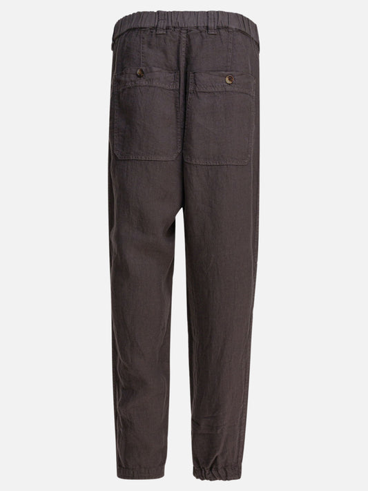 Pantaloni casual Solid colour  Marrone - Brunello Cucinelli Uomo | VIETTI Online Store | 2
