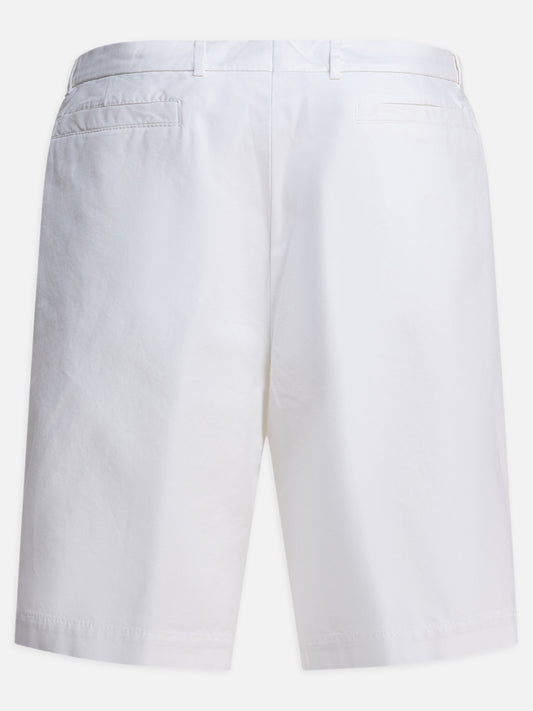Short cinque tasche Solid colour  Bianco - Brunello Cucinelli Uomo | VIETTI Online Store | 2
