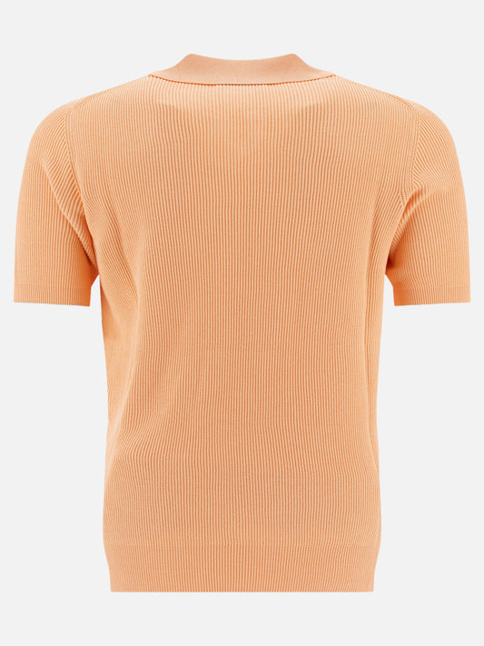 Polo shirts without buttons Solid colour  Orange - Brunello Cucinelli Men | PLP | VIETTI Online Store | 2
