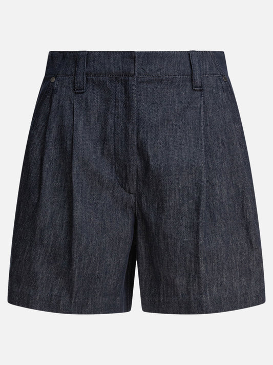 Short cinque tasche Denim  Blu - Brunello Cucinelli Donna | VIETTI Online Store 

