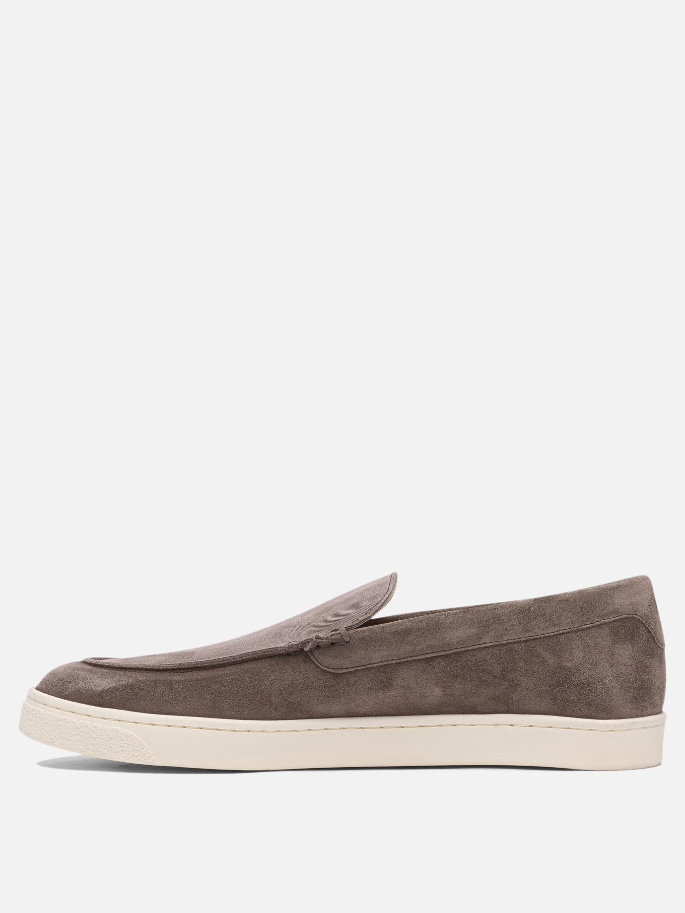 Loafers 100% suede - 100% rubber  Brown - Brunello Cucinelli Men | PDP | VIETTI Online Store | thumbnail_3