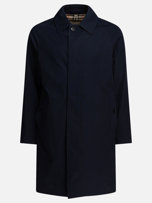 Burberry "Car Coat Heritage Camden" coat 12858173_50 Blue 1