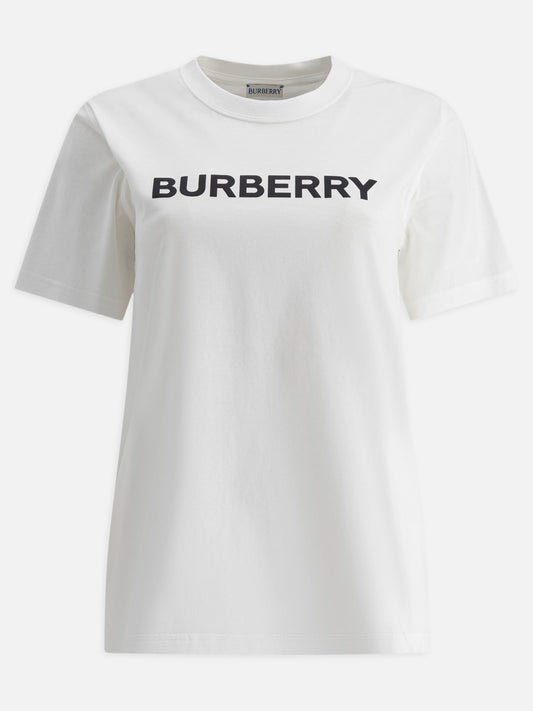 Burberry T-shirt girocollo con logo 10269970_XS White 1