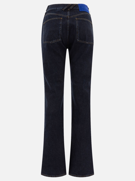 Burberry Jeans bootcut a vita alta 17535787_25 Blue 2