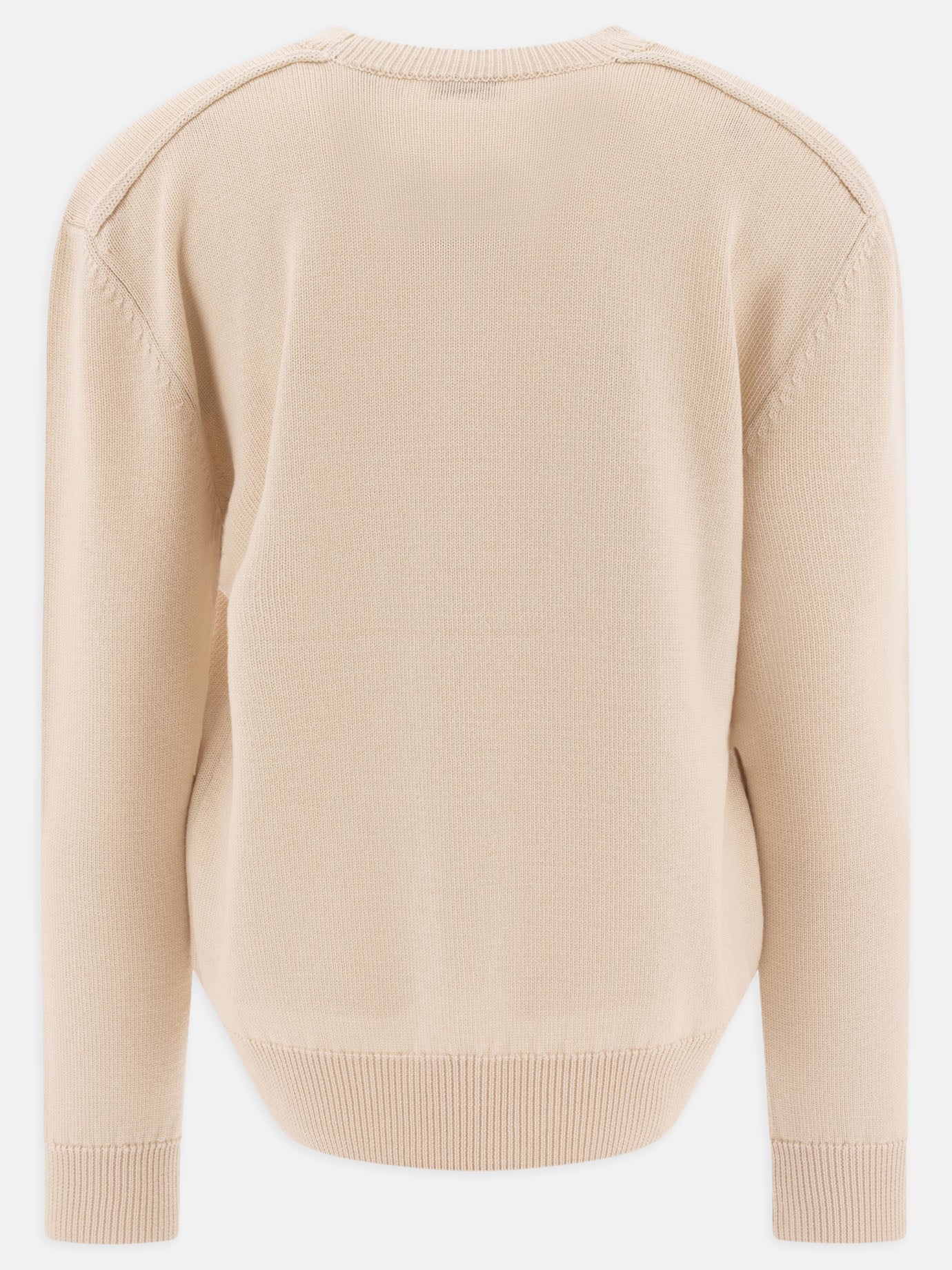 Crewneck sweaters Solid colour  Beige - Burberry Women | PDP | VIETTI Online Store | thumbnail_2