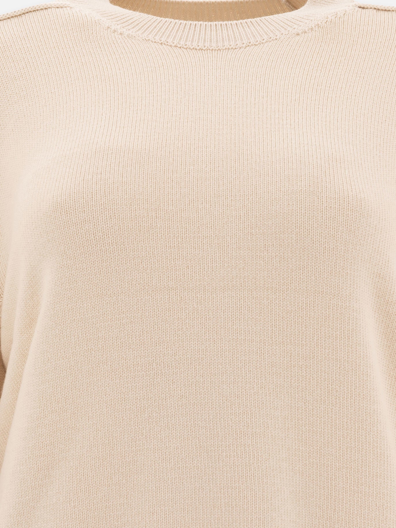 Crewneck sweaters Solid colour  Beige - Burberry Women | PDP | VIETTI Online Store | thumbnail_3