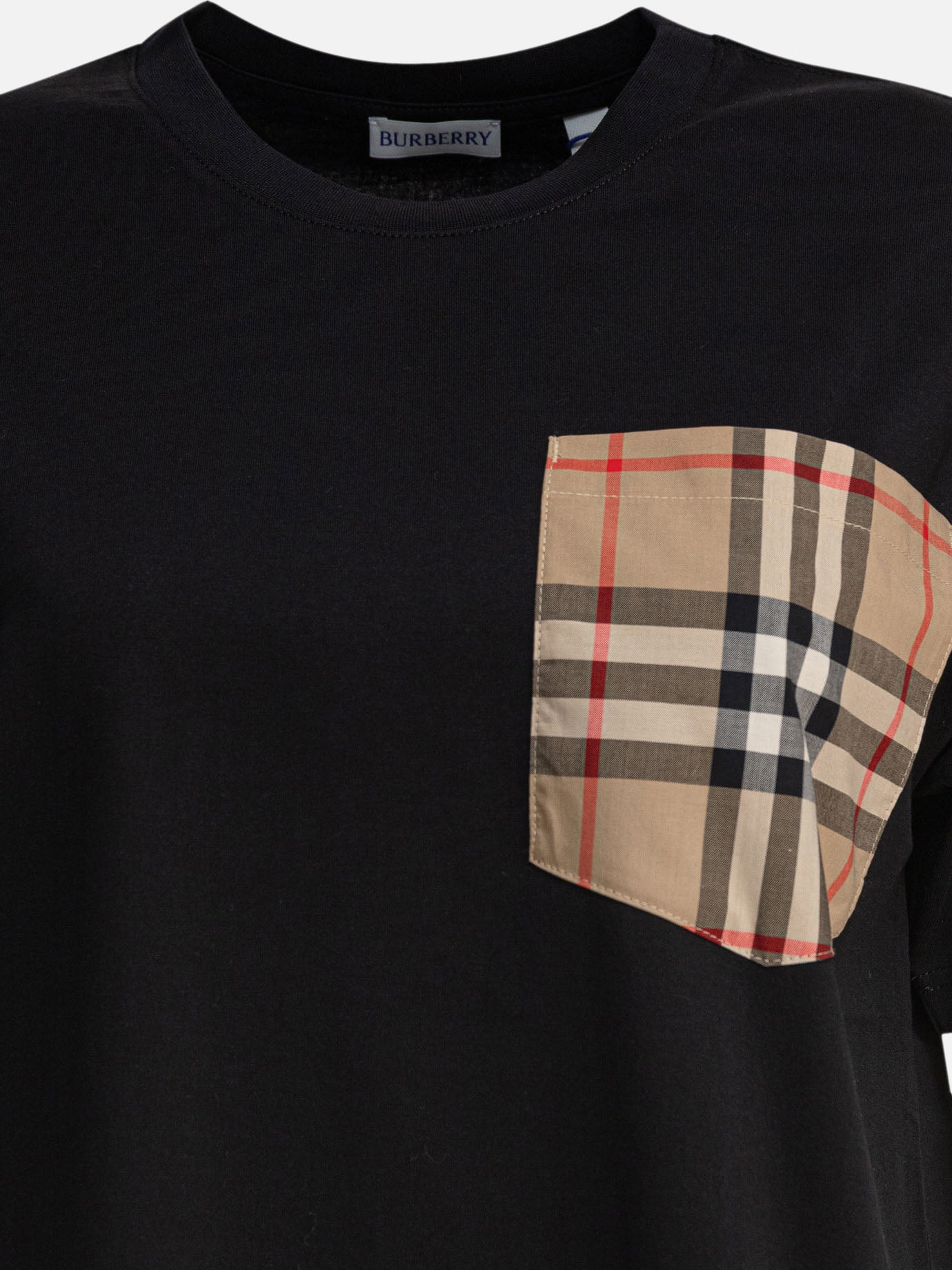 Crewneck t-shirts Solid colour  Black - Burberry Women | PDP | VIETTI Online Store | Zoom-Modal_3
